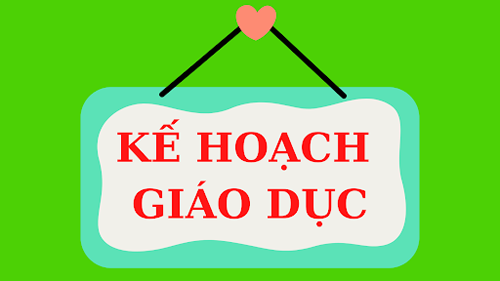 Kế hoạch chăm sóc giáo dục trẻ 5-6 tuổi năm học 2025-2026