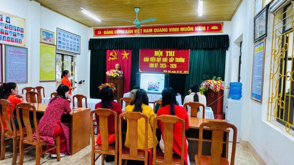 Hội thi giáo viên dạy giỏi cấp trường năm học 2024-2025